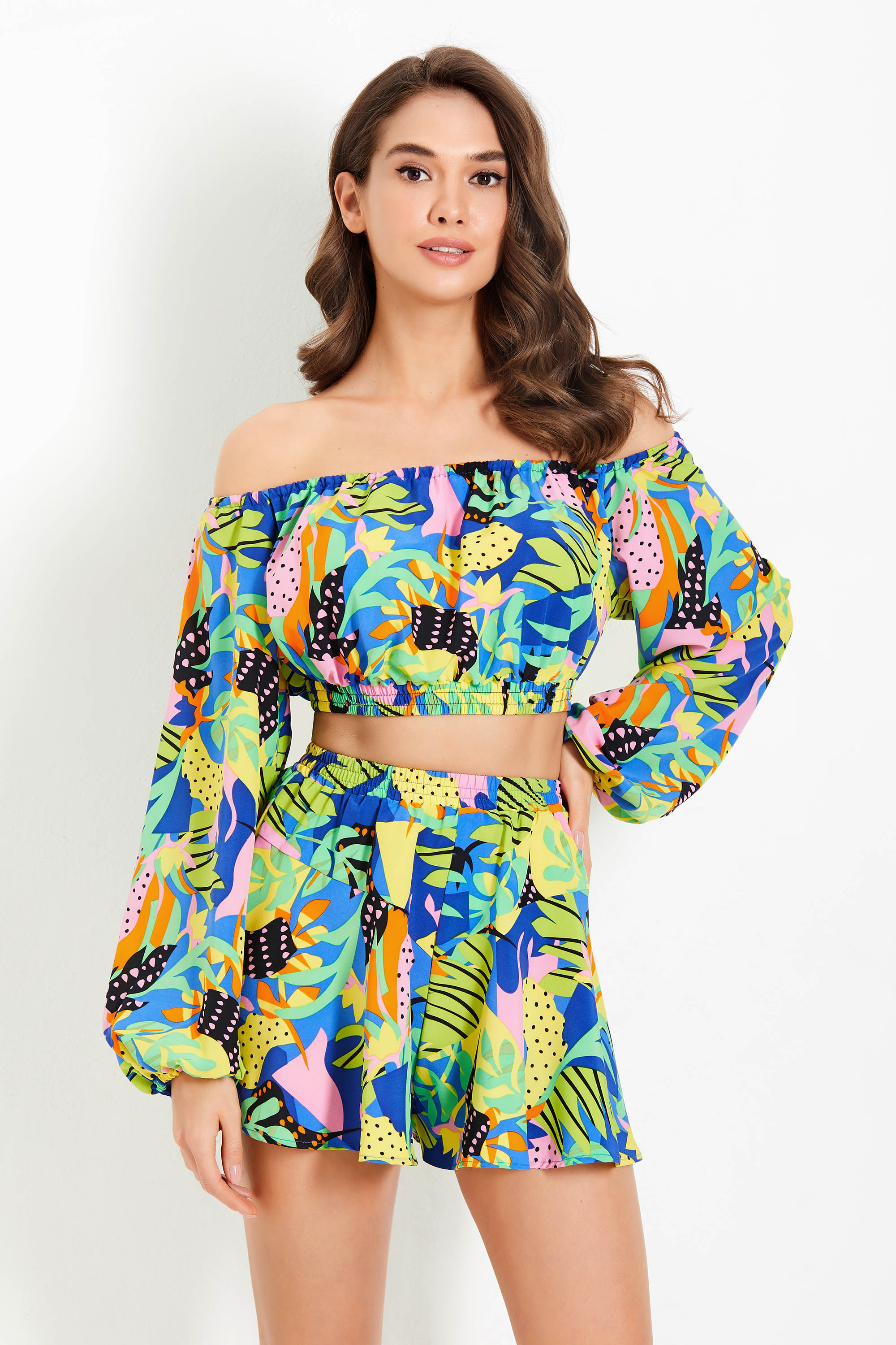 934-730 комплект жіночий (блуза-топ + шорти) Anabel Arto